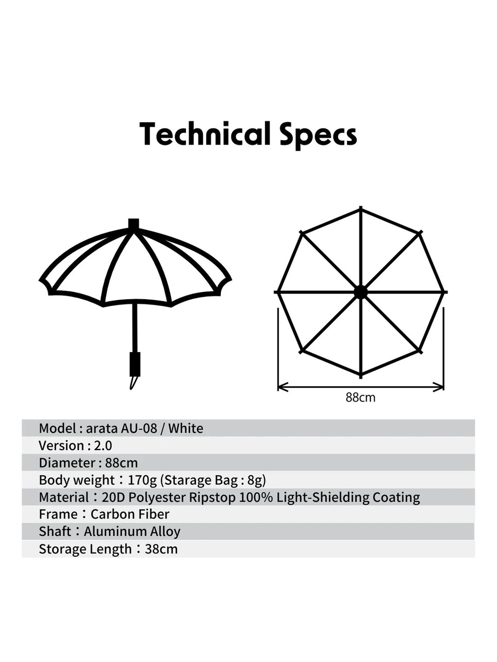 AU-08 / White｜arata