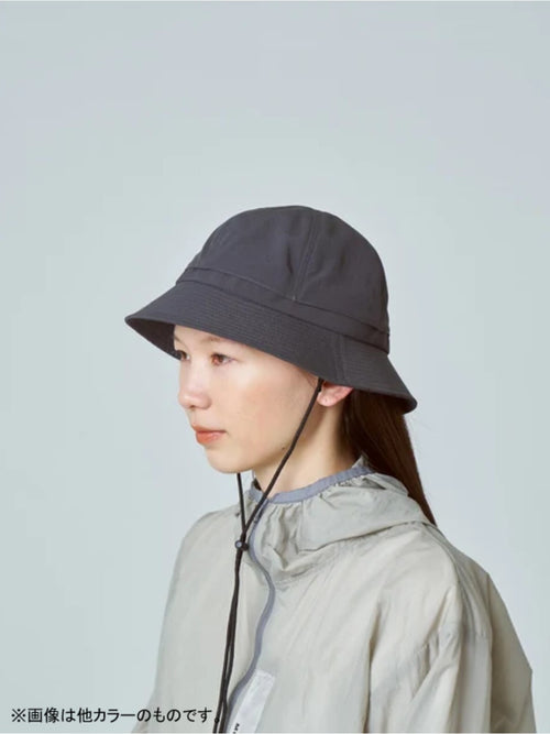 Salt Slit Hat #Black [h263-491]｜halo commodity