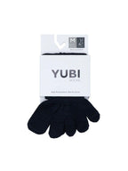 Toe Socks Quarter Crew Axio Wool #Black [YUB233-031025-BLK]｜YUBI SOCKS