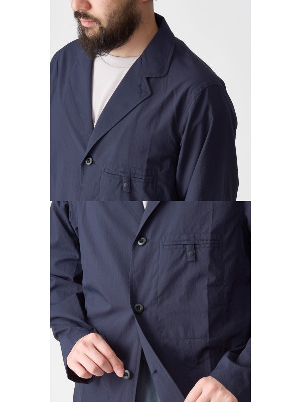 ダブルフェイスのサマージャケット #カチイロ [21094]｜AXESQUIN【Outlet_30】