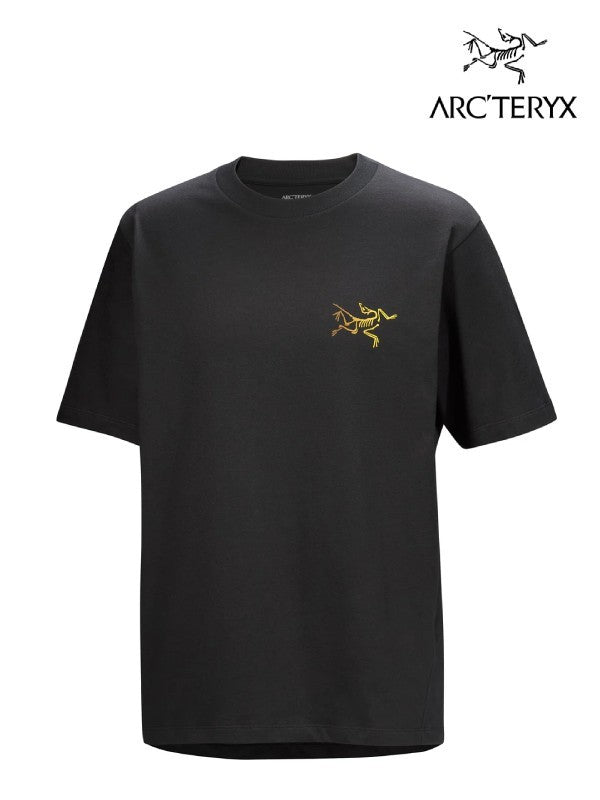 Kragg Cotton Logo SS M #24K Black [X00000846405]｜ARC'TERYX