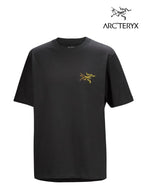 Kragg Cotton Logo SS M #24K Black [X00000846405]｜ARC'TERYX