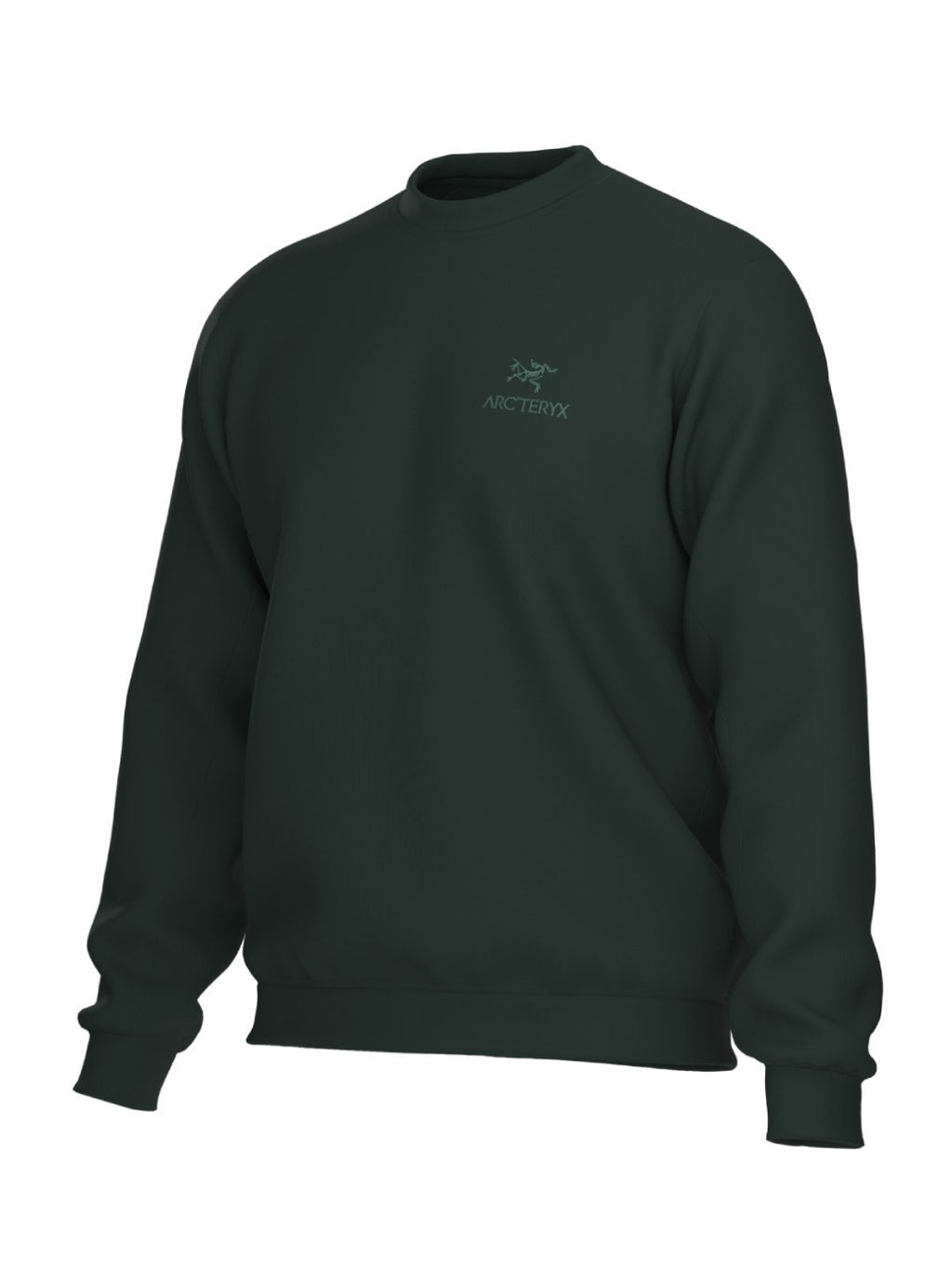 【Men】Emblem Fleece Crew M #Dark Jade [X00000978711]｜ARC'TERYX