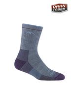 Women's ハイカー マイクロクルー ミッドウェイト クッション #Light Denim [19441903022003]｜DARN TOUGH