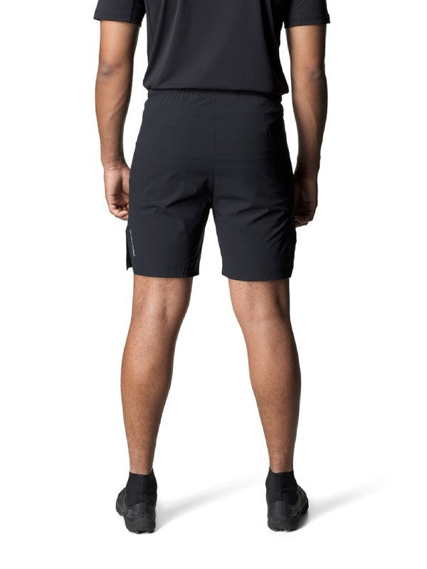 Men's Pace Light Shorts #True Black [860016]｜HOUDINI