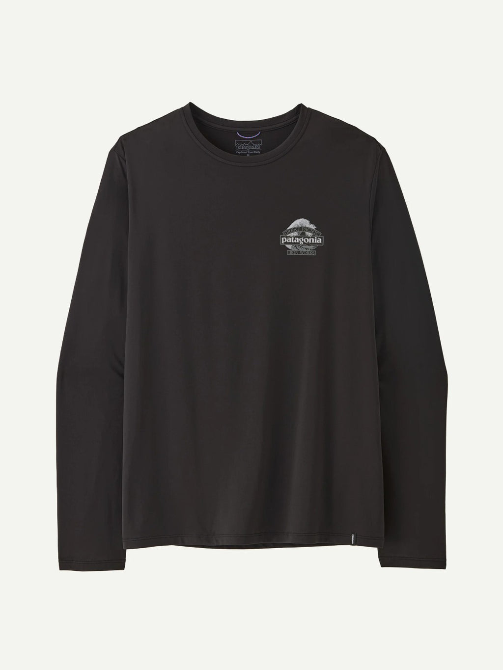 【Men】Men's L/S Cap Cool Daily Shirt - Great Waves #BLK [45494]｜patagonia