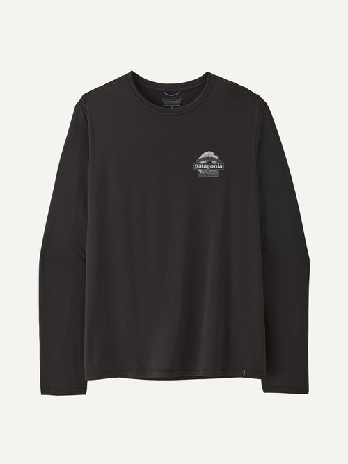 【Men】Men's L/S Cap Cool Daily Shirt - Great Waves #BLK [45494]｜patagonia