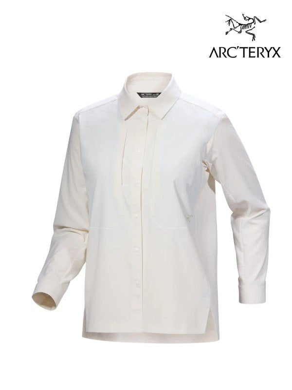 Women's Sima Shirt LS #Arctic Silk [X00000949702]｜ARC'TERYX