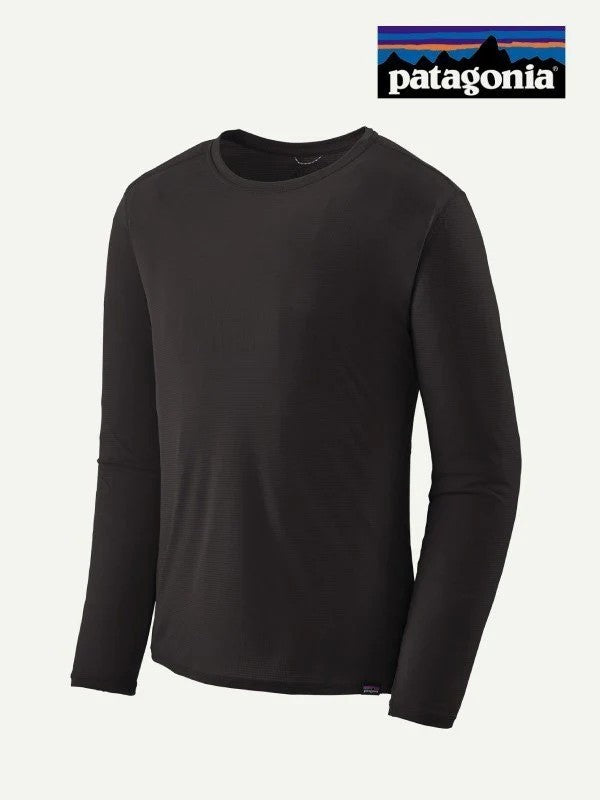 Men's Long-Sleeved Cap Cool Lightweight Shirt #BLK [45690]｜patagonia