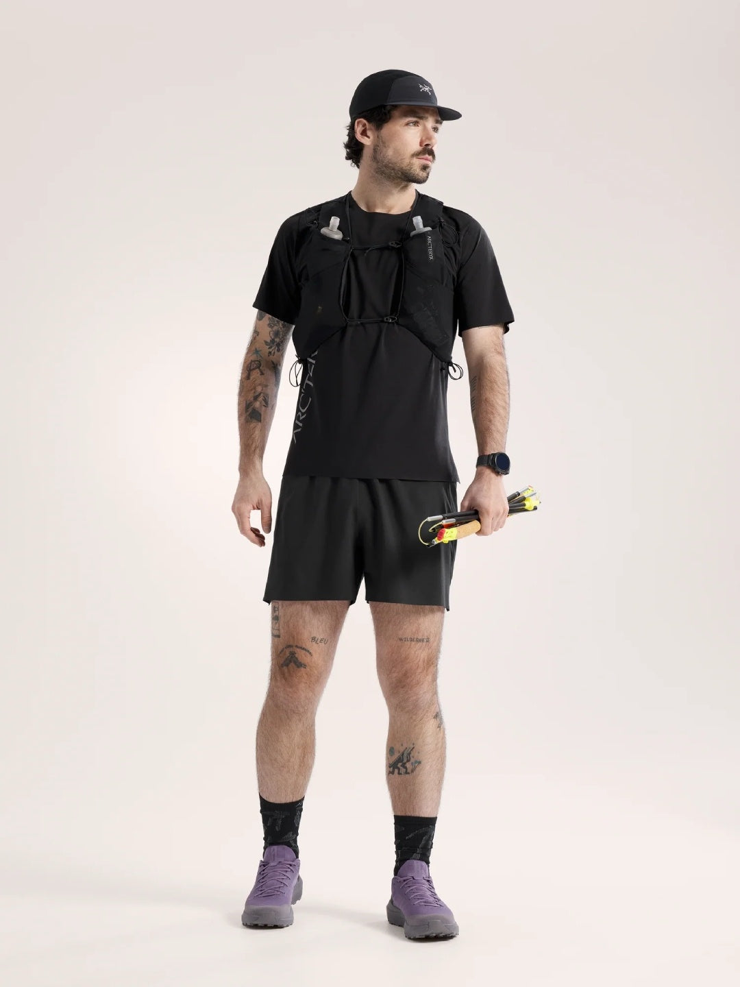 Norvan Downword Logo SS #Black [X00001034001]｜ARC'TERYX