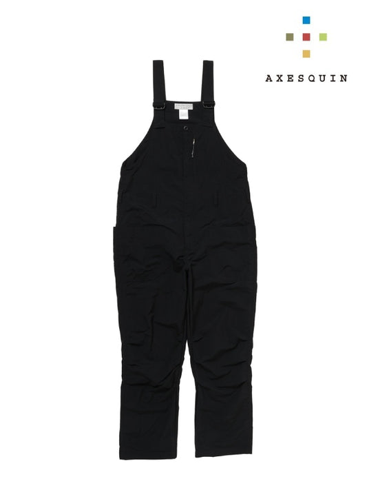 Tussah nylon overalls #black [022025] | AXESQUIN