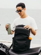 CIVIC HALF ZIP 22L #Solution Dyed Black [CHZ22]｜EVERGOODS