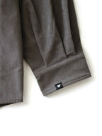 HIKE&BIKE CAVE CORDUROY BIG SHIRT #17GRY [PS232008]｜PAPERSKY WEAR
