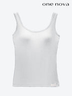Ribbed 3D Bra Tank #Gray [NV25022]｜one nova