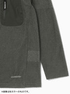 【Women】air fleece pullover #Black [6244021]｜and wander