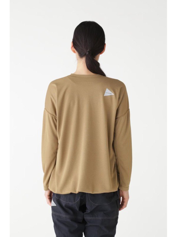 Women's dry jersey LS T #040/beige [4264129]｜and wander