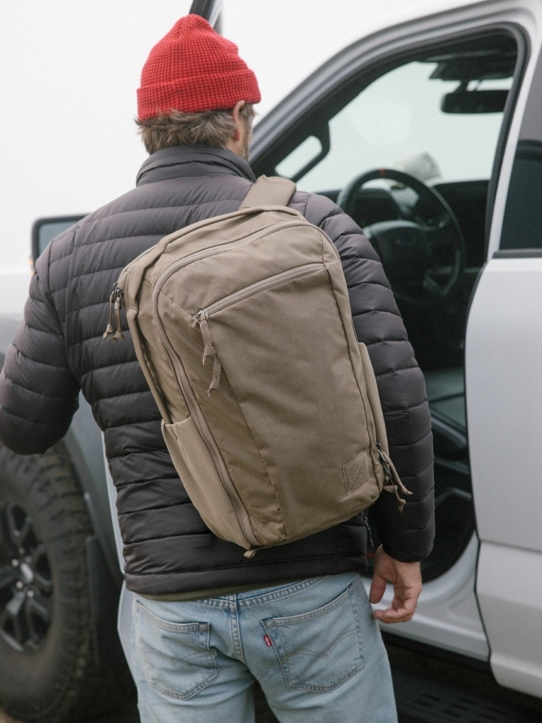 CIVIC TRAVEL BAG 20L #Fossil Brown [CTB20]｜EVERGOODS