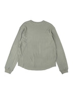 MERINO WAFFLE LONG T-SHIRTS #LIGHT KHAKI [PS232018]｜PAPERSKY WEAR