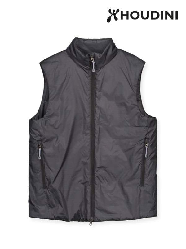 Women's Dunfri Vest #True Black [820023]｜HOUDINI