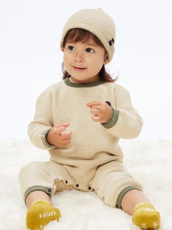 Baby L/S Cradle Cotton Rompers Set #OM [NTB62210]｜THE NORTH FACE