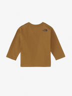 Baby L/S Small Square Logo Tee #UB [NTB32357]｜THE NORTH FACE【Outlet_40】