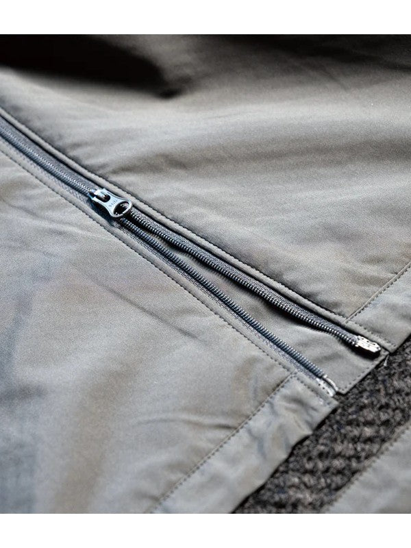 ADRIFT HOODY WITH SHELL #Smoke Blue/Black [103823]｜STATIC