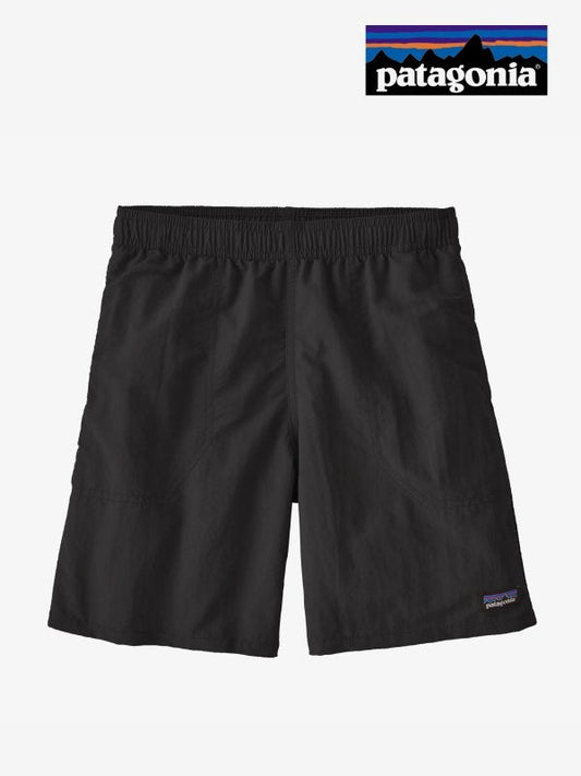 Kid's Baggies Shorts 7in - Lined #BLK [67053] ｜patagonia