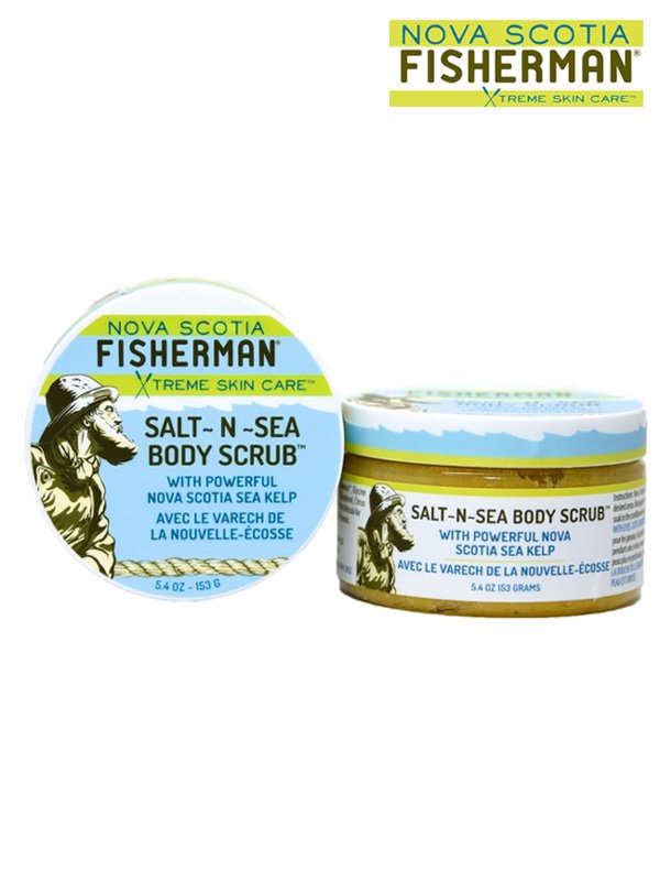 Salt N Sea Body Scrub 153g #Sea＆Salt [NS-BC-C1]｜NOVA SCOTIA FISHERMAN