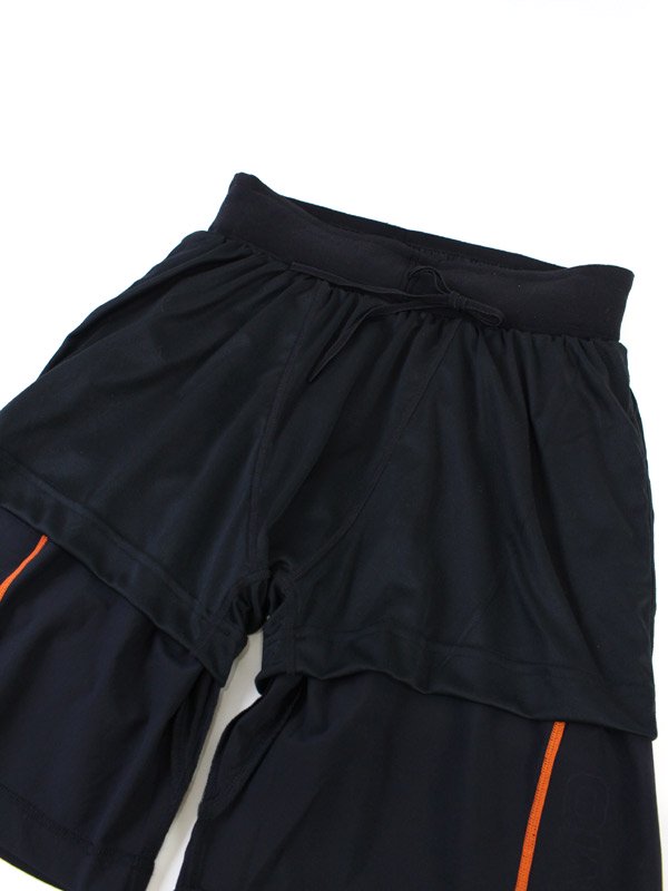 Pace Shorts #Black/Orange｜OMM
