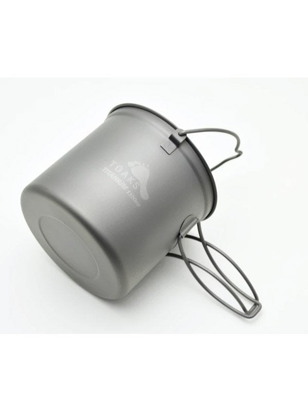【希少品】TOAKS チタニウムポット POT-1100 トークス ベイルハンドル付きポット1100ml TOAKS Titanium POT