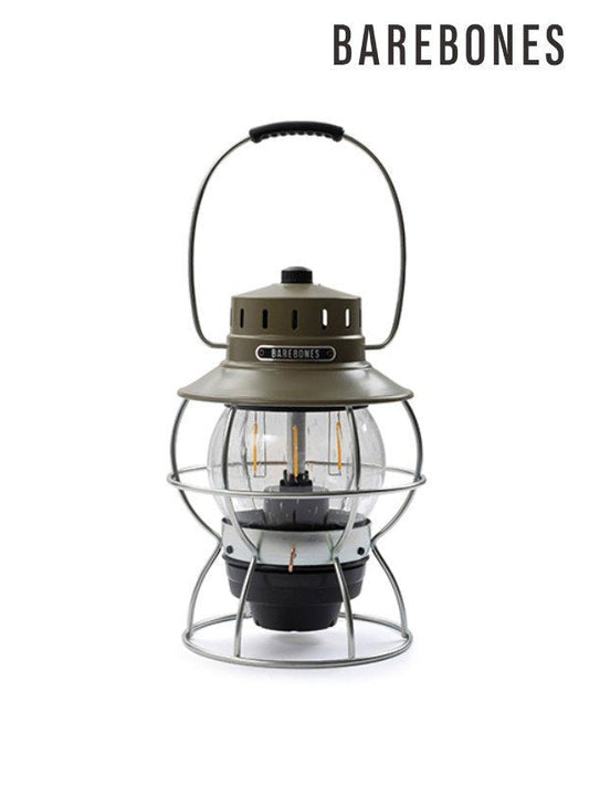 Railroad lantern LED #Olive drab [LIV-281] | Barebones