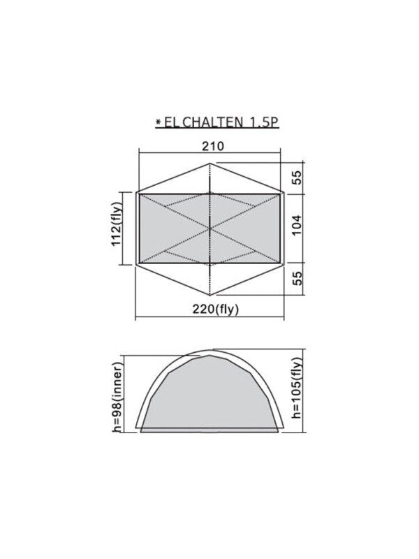 ALL NEW EL CHALTEN Pro 1.5p / 2021 #Light Gray [ZU2TNX21013] _