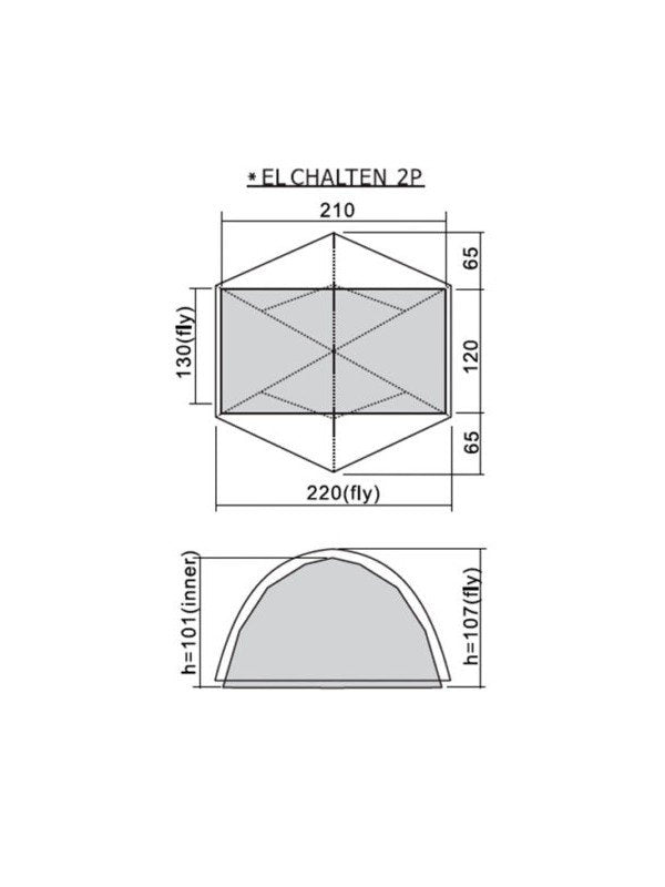 ALL NEW EL CHALTEN Pro 2p / 2021 #Light Gray [ZU2TNX21023] _