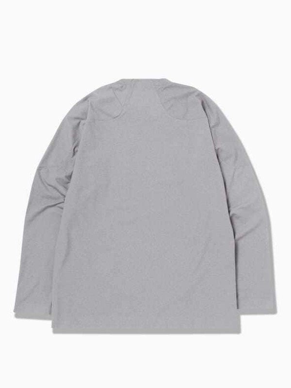 Women's plain base T #Gray [5741284090] ｜andwander