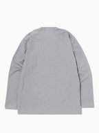 Women's plain base T #Gray [5741284090] ｜andwander