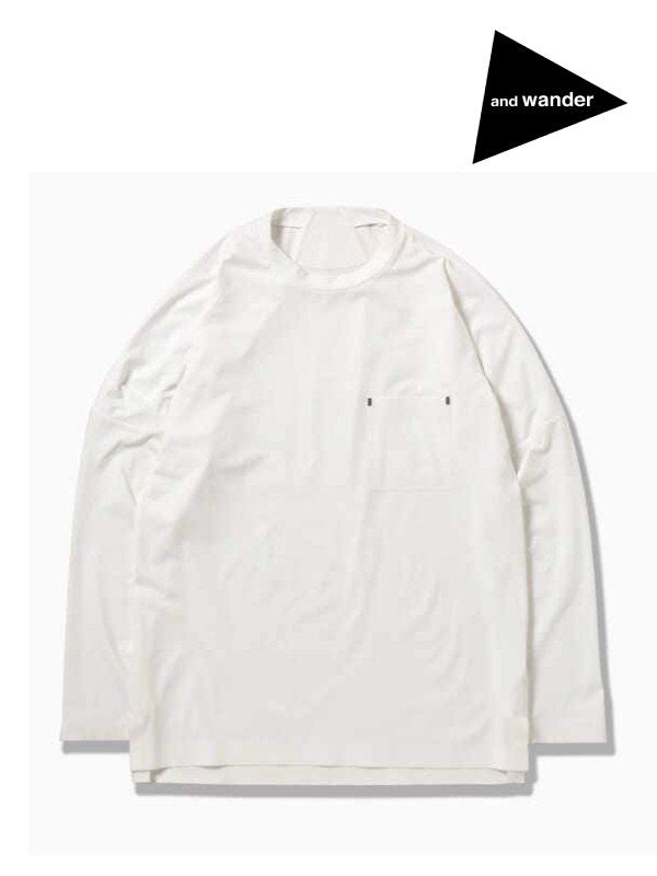 Women's plain base T #White [5741284090] ｜andwander