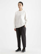 Women's plain base T #White [5741284090] ｜andwander