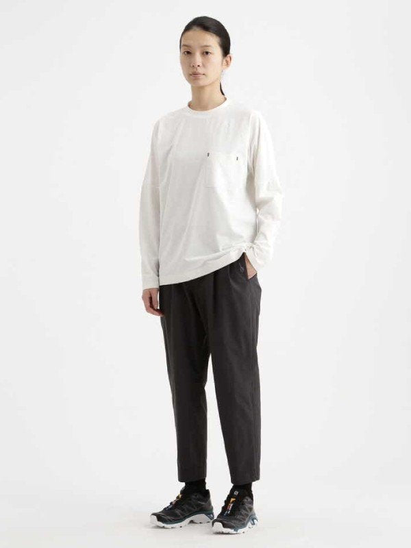 Women's plain base T #White [5741284090] ｜andwander