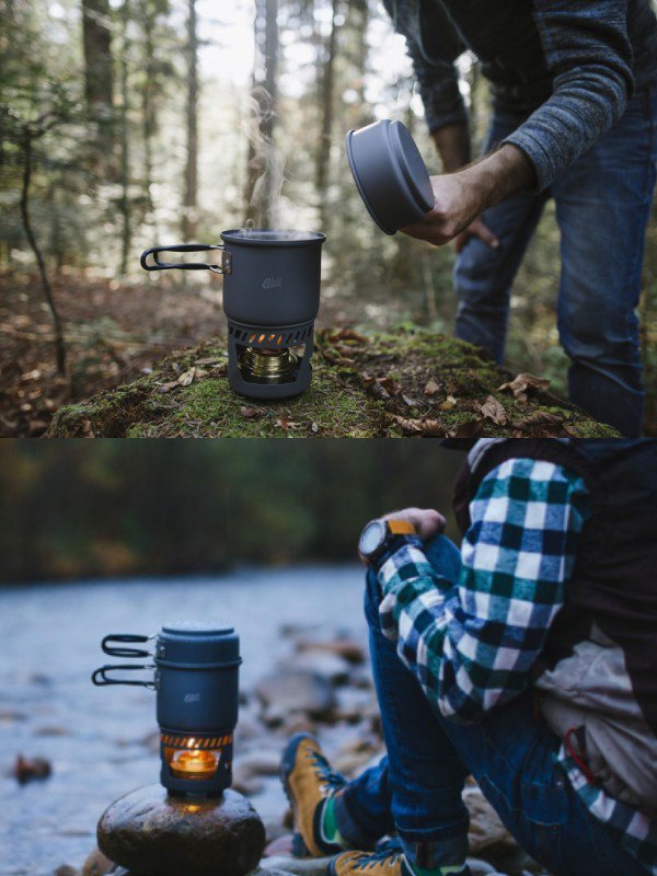 985ml クックセット アルコールバーナー付 [ESCS985HA0]｜ESBIT