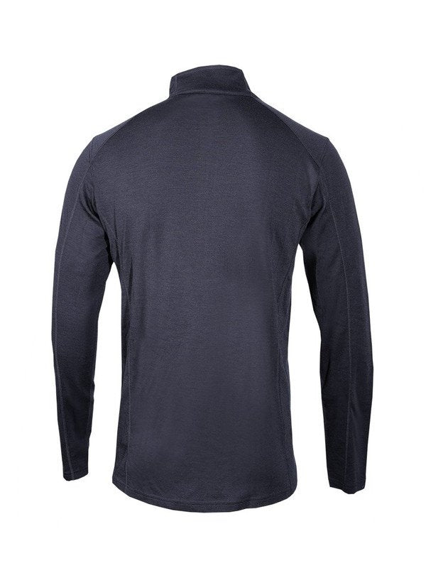 Men's Base Layer Long Sleeve Mid 1/4 Zip Top #Black [81-8003-204]｜POINT6