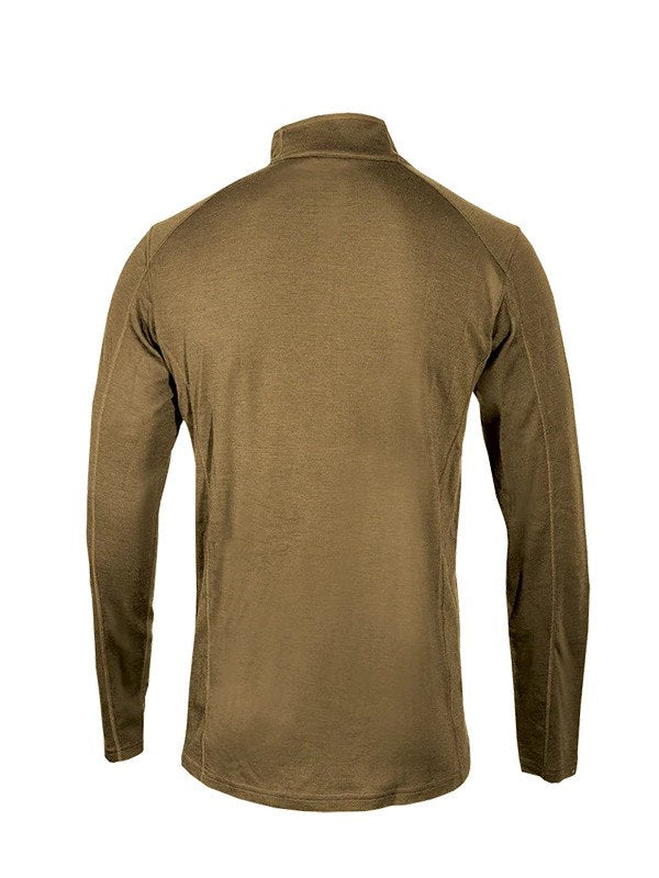 Men's Base Layer Long Sleeve Mid 1/4 Zip Top #Tan [81-8003-402]｜POINT6