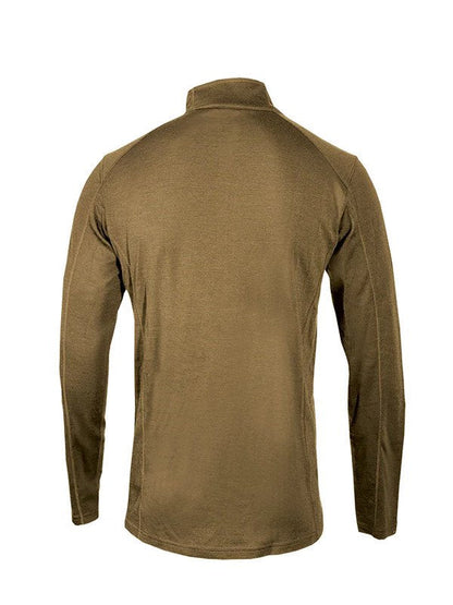 Men's Base Layer Long Sleeve Mid 1/4 Zip Top #Tan [81-8003-402]｜POINT6