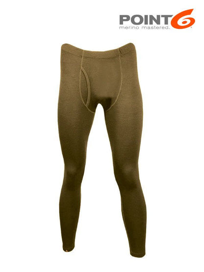 Point6｜Men's Base Layer Mid-Weight Bottoms #Tan [81-8002-402]