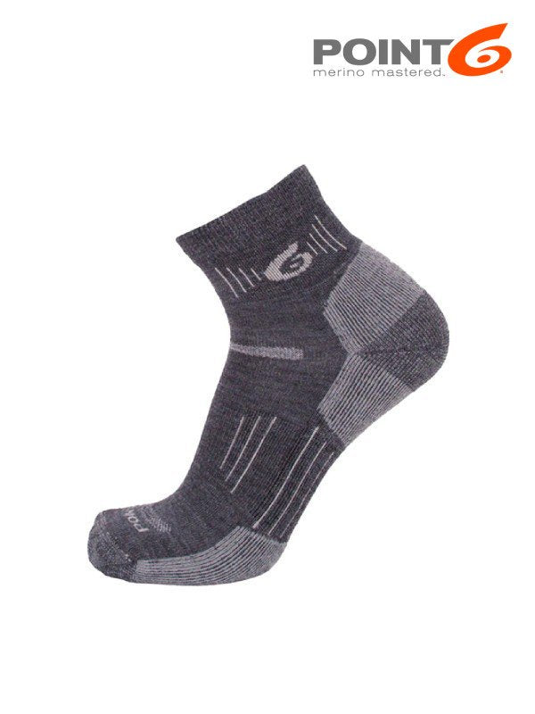 37.5 Hiking Essential Medium Mini Crew #Gray [11-3532-200]｜POINT6