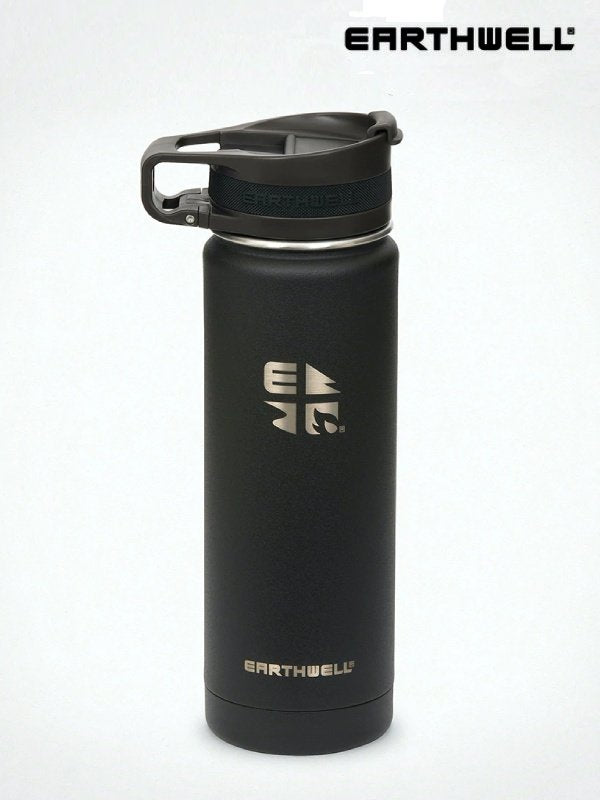 20oz Roaster Loop Bottle #Volcanic Black [VJ20-R10L10]｜EARTHWELL