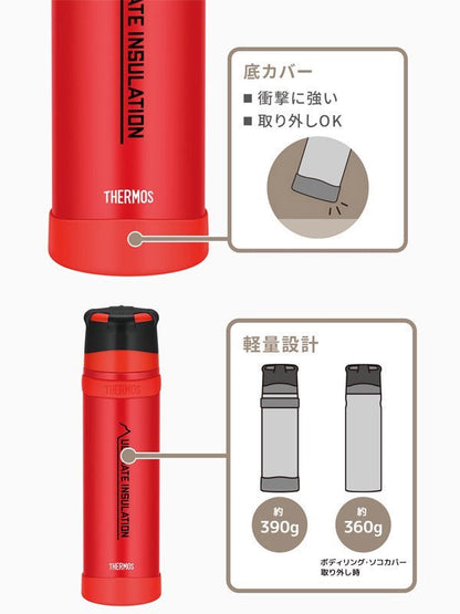 Stainless steel bottle FFX-901 # Matte Red [0811700213] | THERMOS