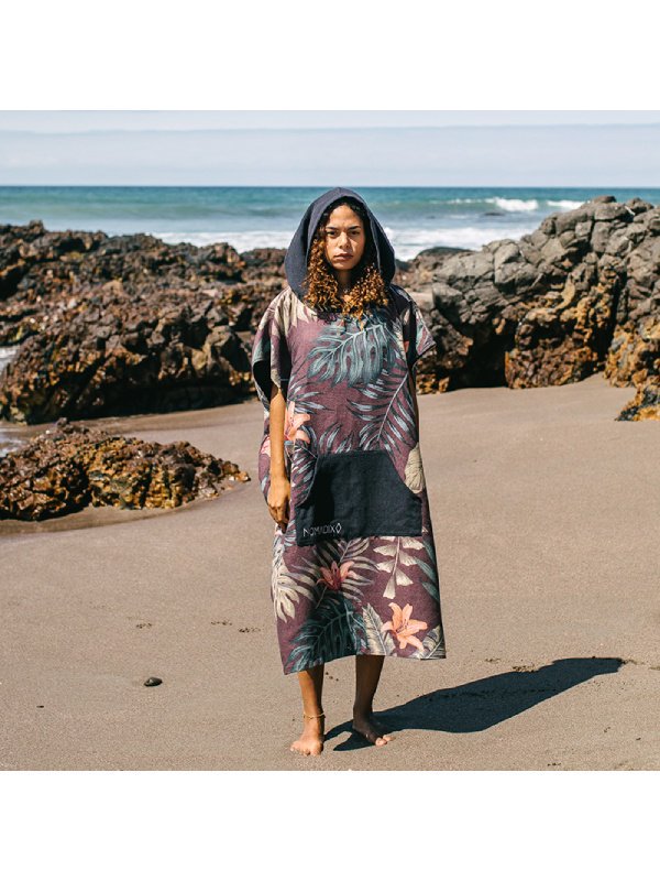 NOMADIX CHANGING PONCHO M/L #Palms Night [1700050081212]｜NOMADIX