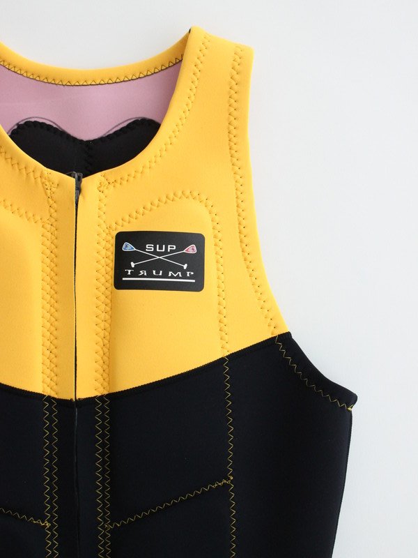 LIFE VEST #イエロー×ブラック/Lピンク×柄｜TRUMP WETSUITS