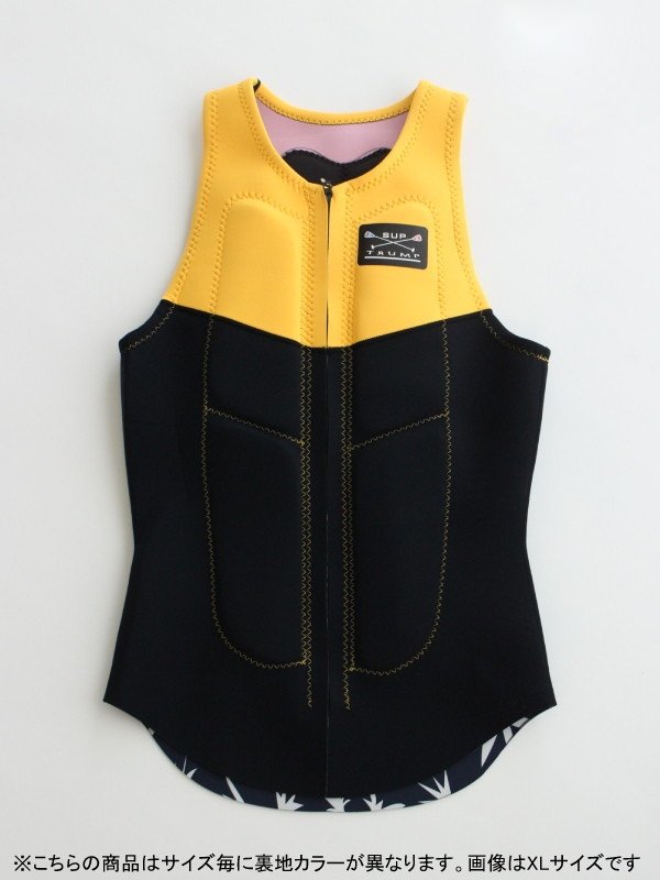 LIFE VEST #イエロー×ブラック/Lピンク×柄｜TRUMP WETSUITS