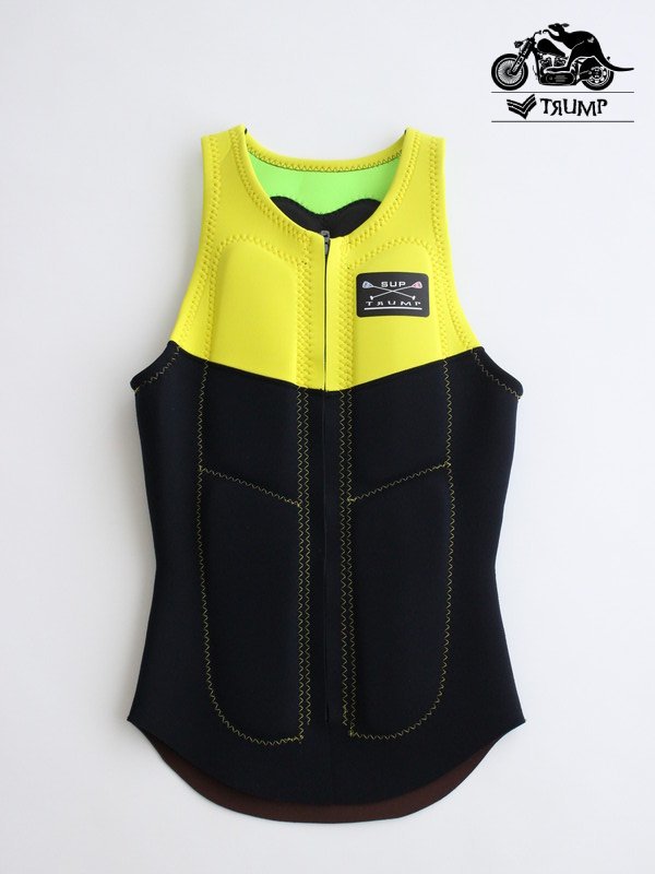 LIFE VEST #Nイエロー×ブラック/Lグリーン×ブラウン｜TRUMP WETSUITS